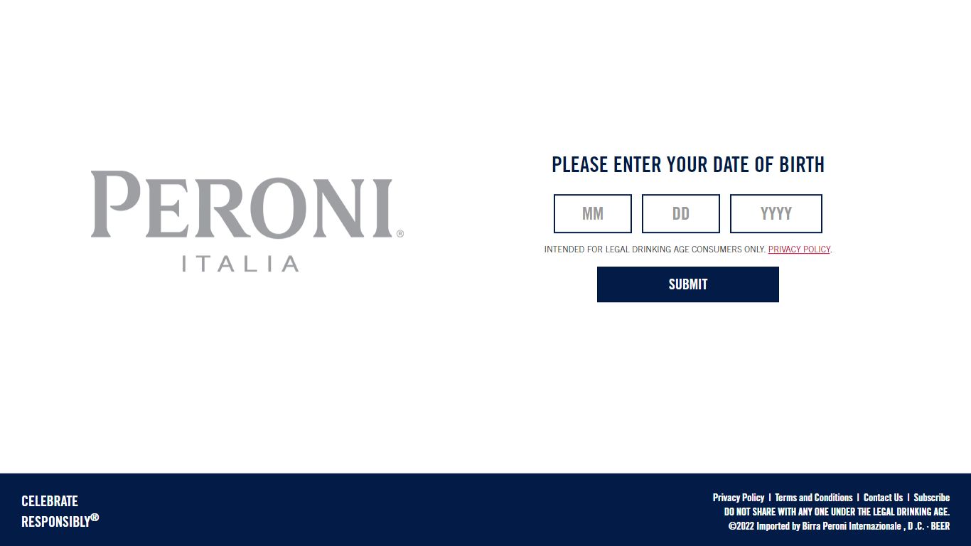 Product Locator | Peroni US Locator